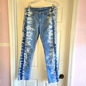 Armani Exchange Denim Pants Jeans Skinny Low Rise Blue Indigo Size‎ 12 Y2K